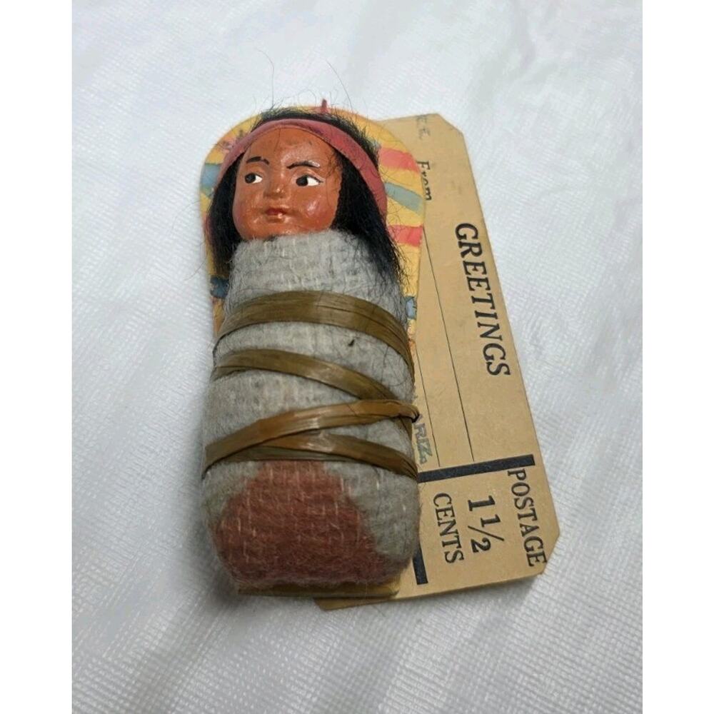 Mail Order Skookum Indian Papoose Baby Doll Souvenir